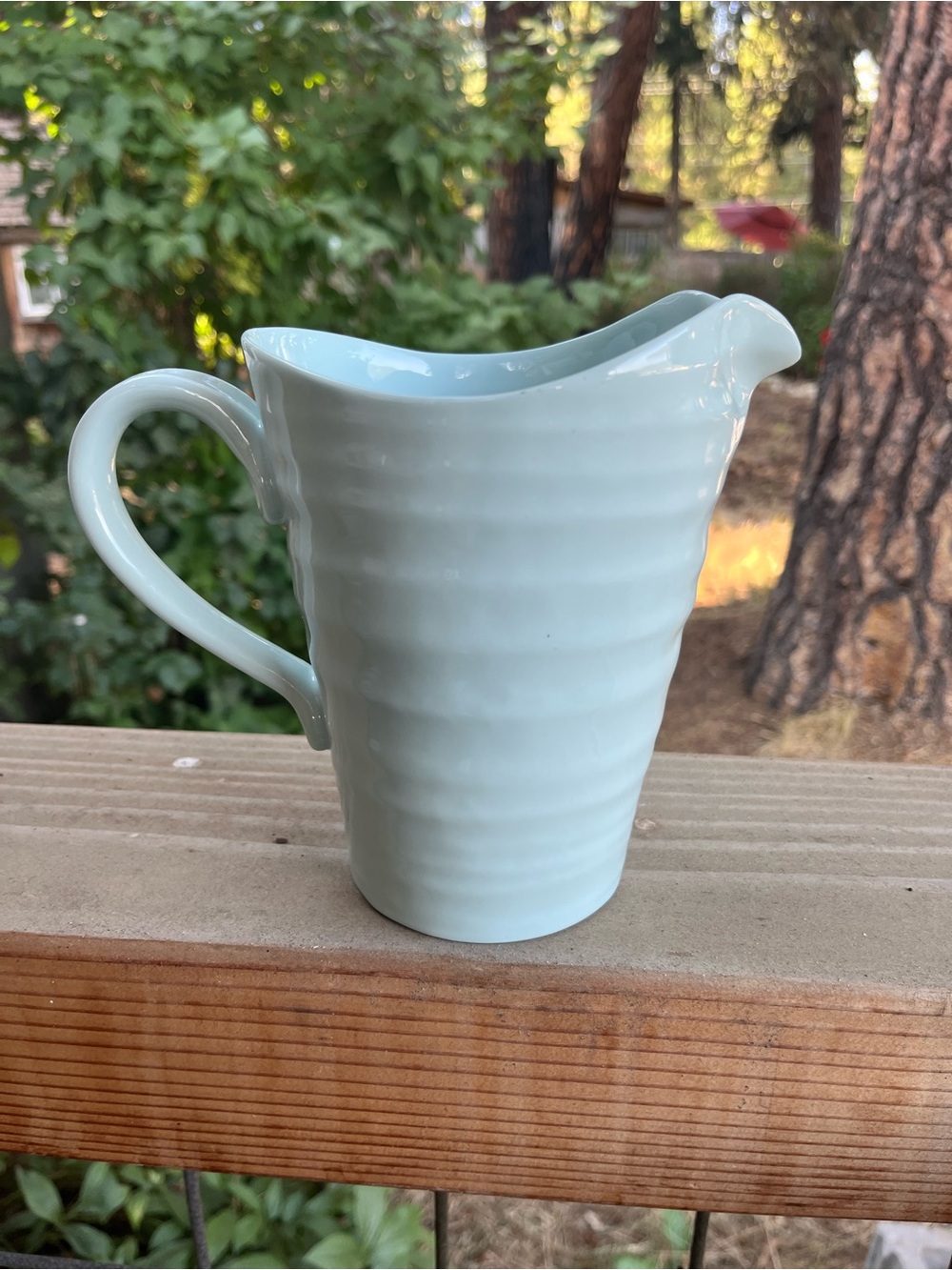 Sophie Conran for Portmeirion Pale Blue Pitcher 1.5 Pint 24 to 28 oz